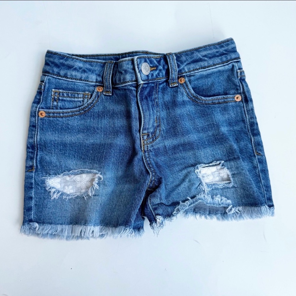 Cat & Jack Denim Distressed Jean Shorts